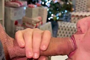 Huge Tits Milf Anal Buttplug Blowjob Christmas