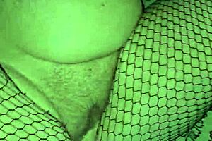 Thick milf pussy lips drip as hot cum floods her swollen folds