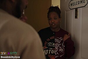 cheating wife rides ex's cock DOGGYSTYLE while hubby is away pt 2