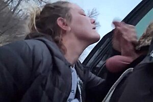 Hot Mom's Public New Years BLOWJOBS Lead To Double Penetration Kink