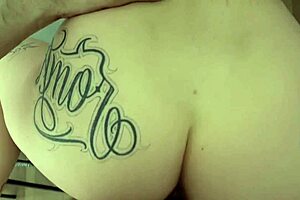 husband cheats with young brunette latina teen rough doggystyle creampie