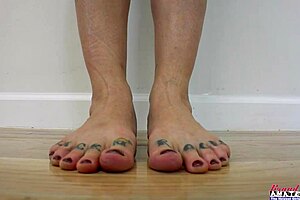 Inked Brunette Kali Ryder's Deep Rimjob and Blowjob on Hard Cock with Swallow