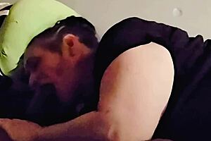 yo stepmom, your gumjobs on my big black cock hit perfect every time!