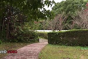 mature asian beauty miu suzuha slurps cock outdoors cumshot craving?