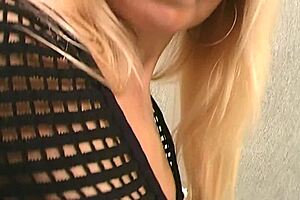 Threesome features sexy milf showing off lingerie curves