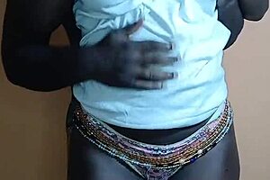 Ebony 18yo Midnight Bedroom Fuck