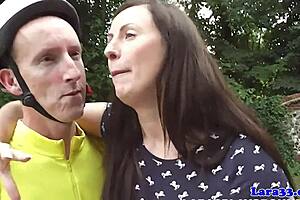 mature english milf's arse slammed hard by pickup guy in stockings and heels