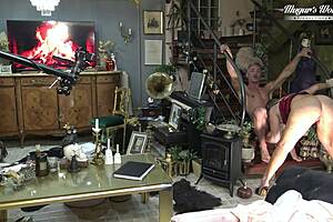 Sexy Odette Delivers Facial Behind Scenes for Client