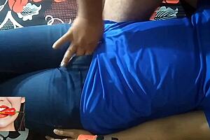 step dad pounds indian stepdaughter's pussy in hindi dirty talk creampie mess