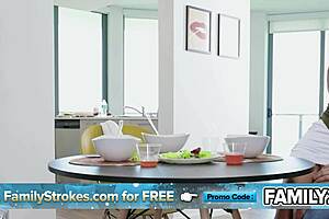 hey stepson, just bend me over right here on the floor and pound away