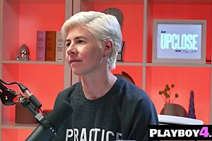 big tits blonde milf digs solo masturbation playtime