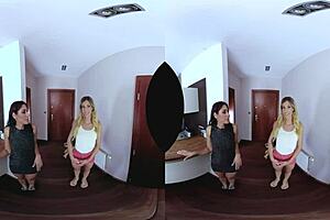 EURO PEACH PAYS RENT WITH Doggystyle RIDE AND COWGIRL BOUNCE IN FFM APARTMENT 3SOME!