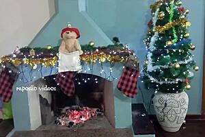 big dick santa bags granny teen deep