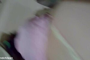 yummy FILIPINA bends over in thong for POV DOGGY PUSSY pounding