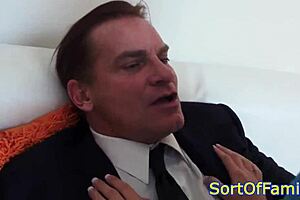 Real busty milf, wanna share this taboo cock ring piercing ffm threesome?