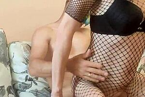 real amateur wife takes deepthroat blowjob then anal assfucking in homemade fetish session