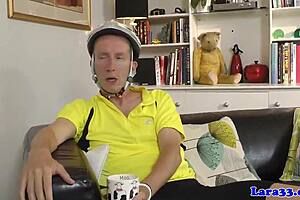 doggystyling this mature british milf in stockings feels amazing!