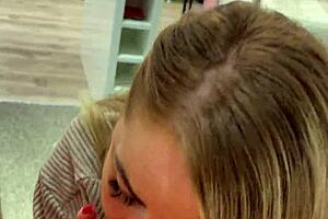 stepmom sucks stepson dick in living room then begs fuck