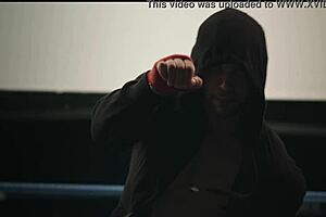 alexa tomas captivates crowd even in the boxing ring