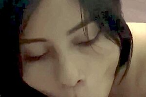 Mexicana moans wildly as she rides cock sucia style!