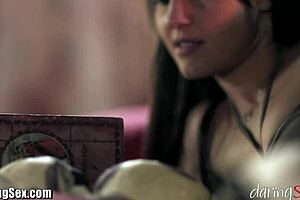 daring milf unleashes monster cock fantasy with footjob stockings and hardcore ride