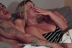 Hot Stepmom Whispers: Fuck Me Quietly Before Husband Hears!