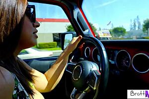 Stepmilf Ella Knox Strips Bikini Fills Butt Crack With Stepson Cum