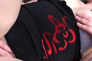 her hairy pussy wipe turns into hot cum explosion on italian milf