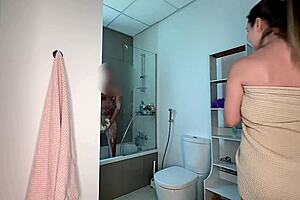 stepmom walks naked that ass makes stepson lose control