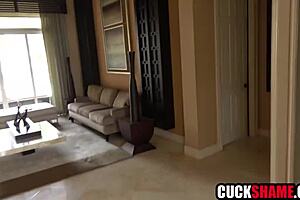 Think you can handle watching cuck's wife slobber on stranger cock?