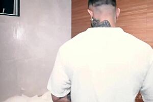 Brazil's Famous Bathtub Muse Gets Monster Cock Pounded