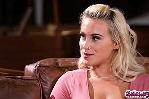 Indica monroe tempts stepmom kit mercer into wild lesbian licking