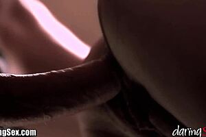 daring milf unleashes monster cock fantasy with footjob stockings and hardcore ride