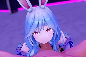 pekomama bunny breeding fills her up good