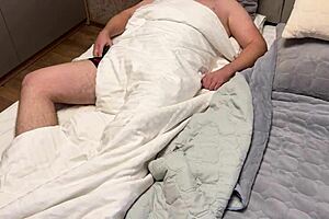 unfaithful stepmom gulps cum after doggystyle pounding before christmas party