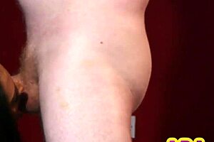 latex cfnm mistress in heels slurps cock and jerks bound sub 😍👠💦