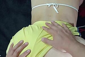 damn that curvy latina milf neighbor takes it doggystyle pov!