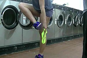 amateur wife sucks big black cock at college laundromat pt1 sheer voyeur