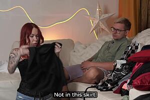 Step Mom's Horny Christmas Try-On Sparks Wild Son Pounding Cumshot Bliss