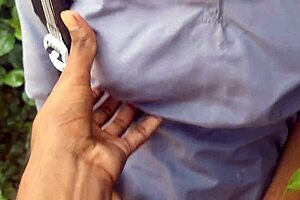 i took indian college girl to forest rubbed tits fucked home