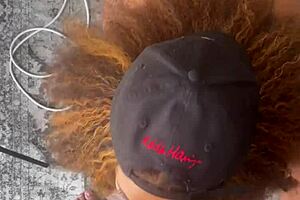 i get so horny sucking this ebony bbc with my bbw girlfriend watching our fat slut play