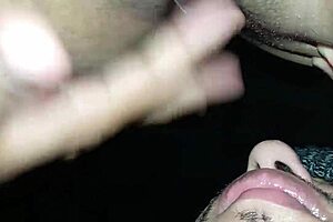 rich daddy licks stepdaughter's wet pussy till she moans and squirts hard