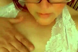 sexy milf slips into horny lingerie teasing every curve