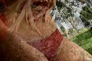 busty blonde nikki benz horny as fuck, watch her play!