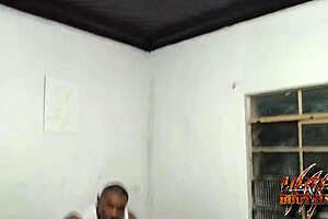 Curvy Barbara Carmona teases wild gangbang with monster cocks waiting