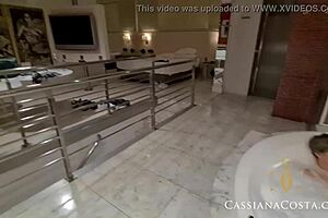 hey come bath with busty latina wife cassi now