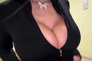 step sis milks her biggest natural tits on homemade webcam