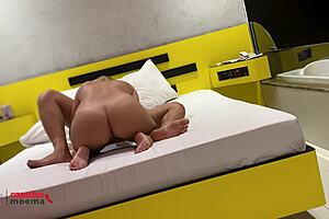 Milf wife sneaks bbc blowjob behind hubby's back