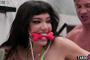 i get my slutty latina milf ass wrecked hard by dildo and stiff cock anal