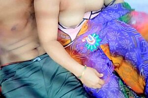 Indian mommy auntie bent over doggy for outdoor armpit fetish pounding